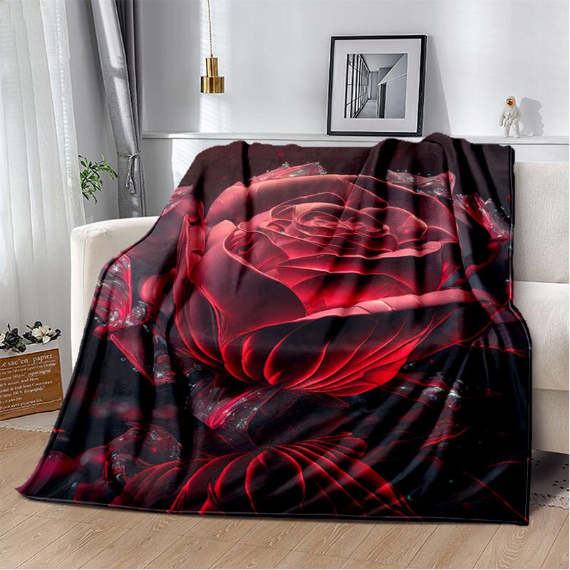 HD Pretty Flower Daisy Rose Chrysanthemum Blanket,Soft Throw Blanket for Home Bedroom Bed Sofa Picnic Travel Cover Blanket Kids