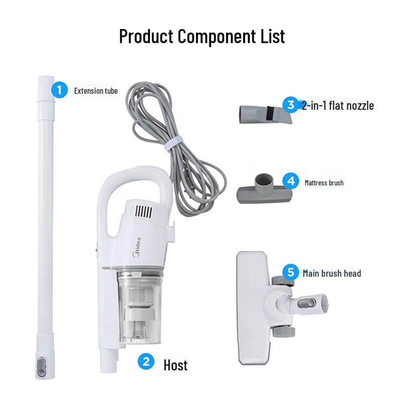 Midea U2 Wired Multi-Use Vacuum Cleaner CN plug (adapter included)