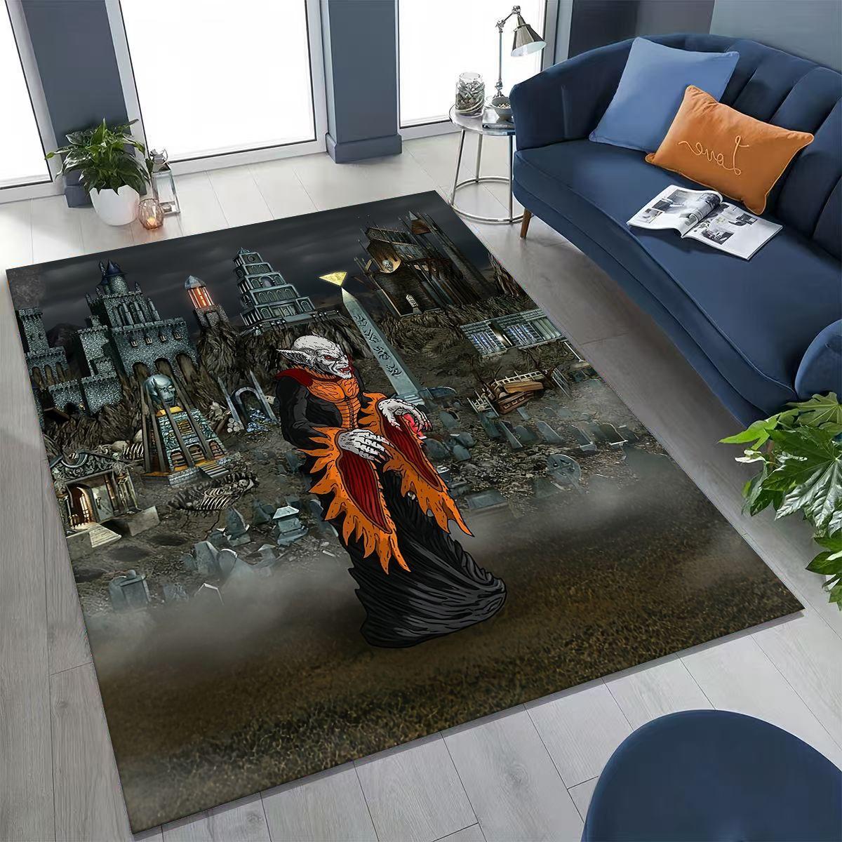 

Ретро Герои Меча и Магии Карта Игры Искусство Ковер для Спальни Гостиной Дивана Дома Придверный коврик Декор,Большой Детский Нескользящий Напольный коврик 40x60cm( 15x23in )