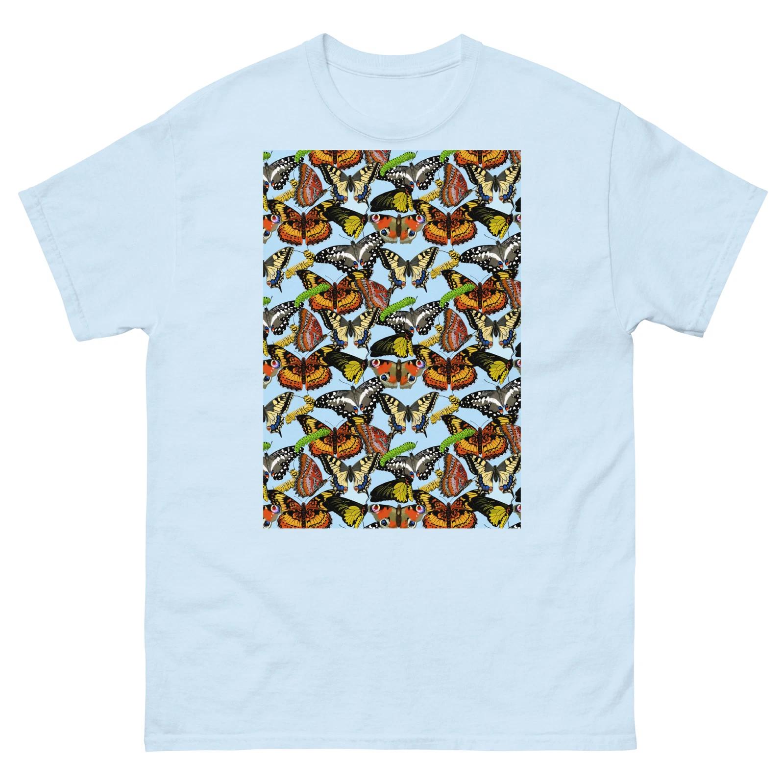 

Butterflies - Larvae Pattern T Shirt 4XL