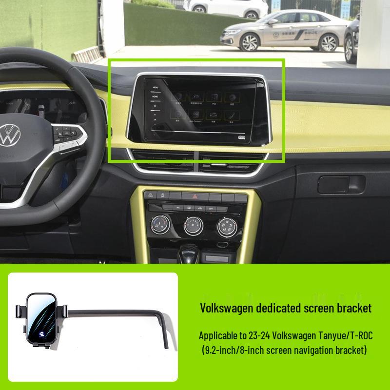 

Горизонтальный держатель для телефона и крепление на экран для автомобиля Volkswagen Lavida/Bora/Sagitar/Tuang/Tanyue/Tiguan/ID3