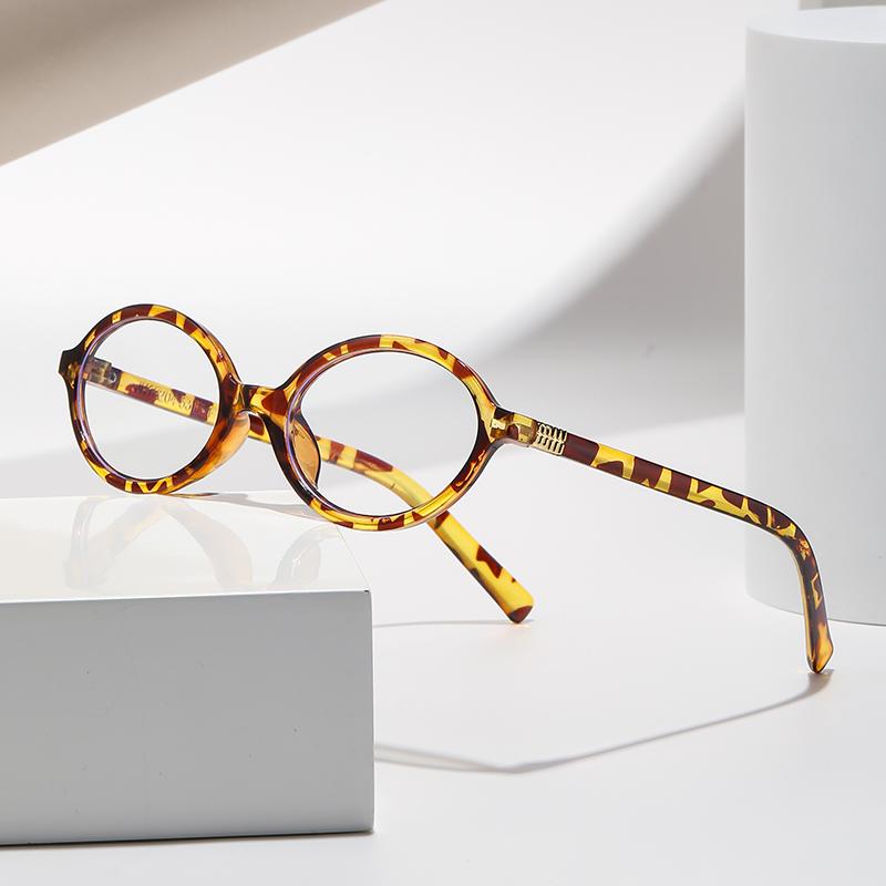 3Pcs  Oval Anti Blue Light Blocking Glasses Women'S Clear Anti Radiation Filter Glasses Anti Radiation Eyeglass