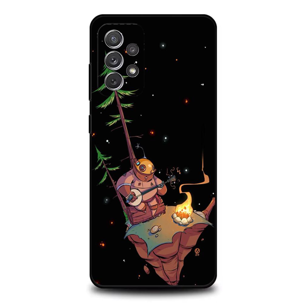Outer W-Wilds Game Phone Case For Samsung S25,S24,S21,S22,S23,S30,Ultra,S20,Plus,Fe,Lite,Note,10,9,5G Black Cover