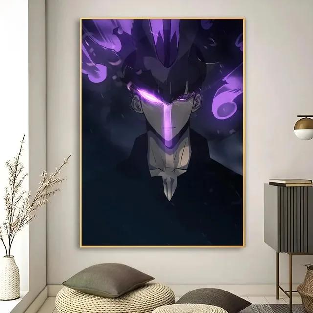 Solo Leveling Anime Artă de Perete pe Pânză HD Pisică Kawaii Mașini Poster pentru Decor Cameră de Joc Cadouri și Picturi Murale