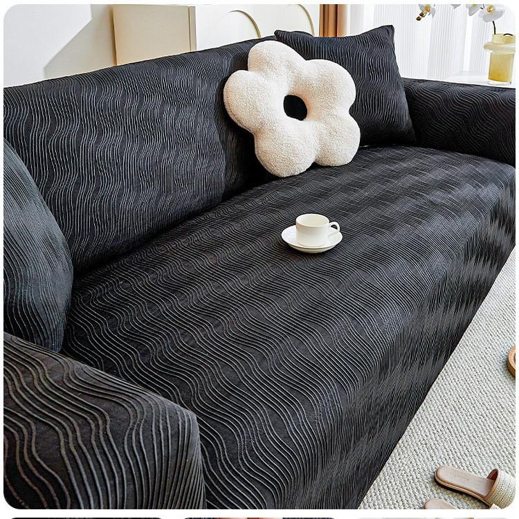 New Cream Style Elastic Sofa Cover All Inclusive Universal Cover Anti Cat Scratch Sofa Cover Four Season Universal Cover