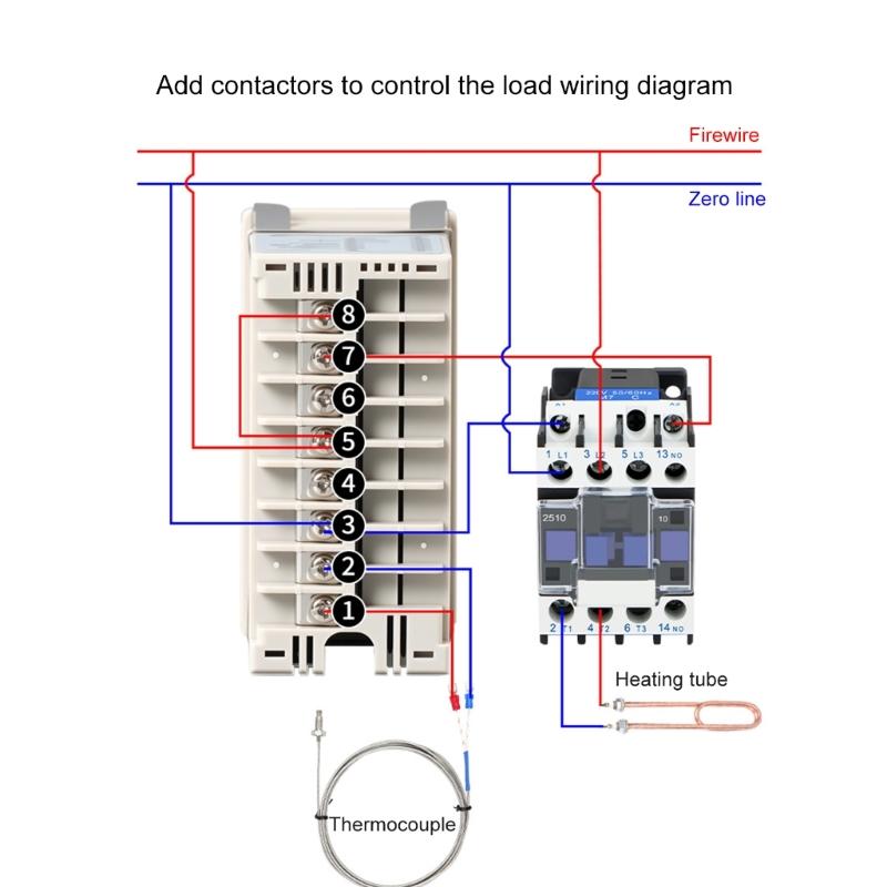 Digital Temperature Control Unit Programmable Thermostat Controller for Industrial Dryers & Injection Molding Systems