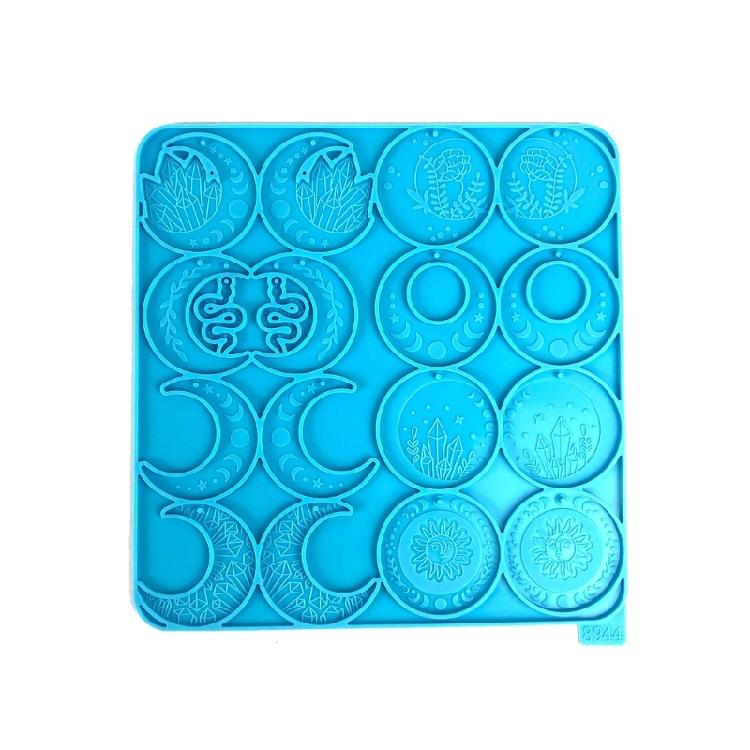 Ohrringanhänger Kristallharzformen Silikonform Wassertropfenanhänger Epoxidharz-Bastelarbeit