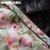 1PC NAPEARL European Pastoral Style Oil Painting Rose Print Curtain Full Blackout Curtains for Bedroom Living Room Balcony Window for Home Decor