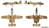 PLATZ US Air Force Attack Aircraft Thunderbolt II Air Force Reserve Desert Camouflage Painted Plastic Model 1/48 A-10A TPA-28