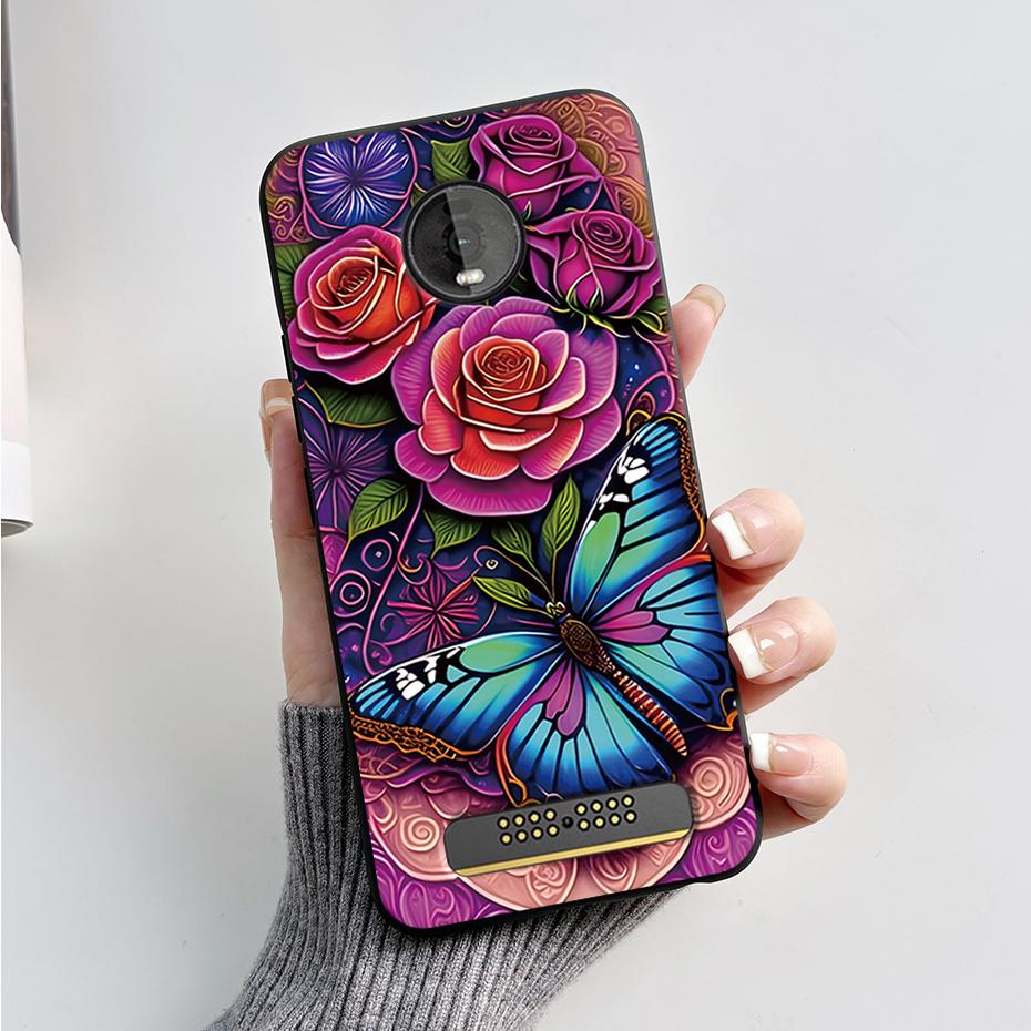 For Motorola Moto Z4 Z3 Play Case Cute Cartoon Soft Silicone TPU Cover Phone Case For Moto Z3 Z4 Play MotoZ4 Z4Play Z3Play Funda