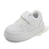 Kids White Sneakers Lightweight Soft Sole Casual Shoes For Boys Girls