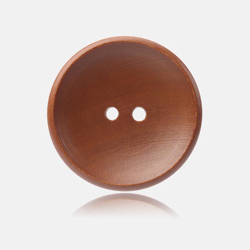 

Деревянная пуговица в форме чаши с двойным отверстием, в форме кофейной чаши, женский пиджак, свитер, кардиган, деревянная пуговица, пуговица, пуговица Light coffee 15mm