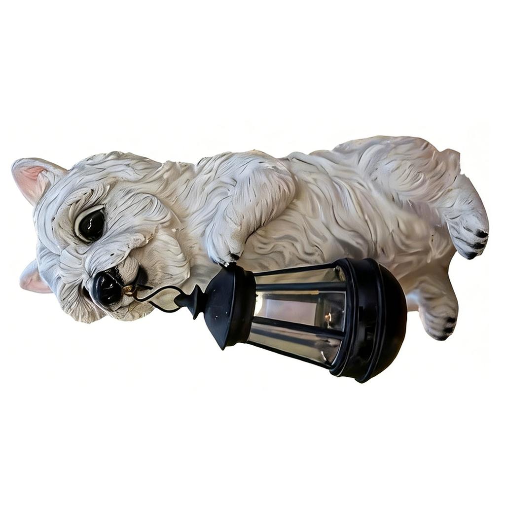 Automatic Sun Light Modeled As Lovely Puppy Great For Gift And Landscape Improvement