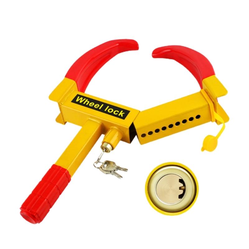 Industrial Grade Anti Theft Car Wheel Lock Clamp Boot Tire Trailer Auto Car Truck Towing Vehicle Accessories