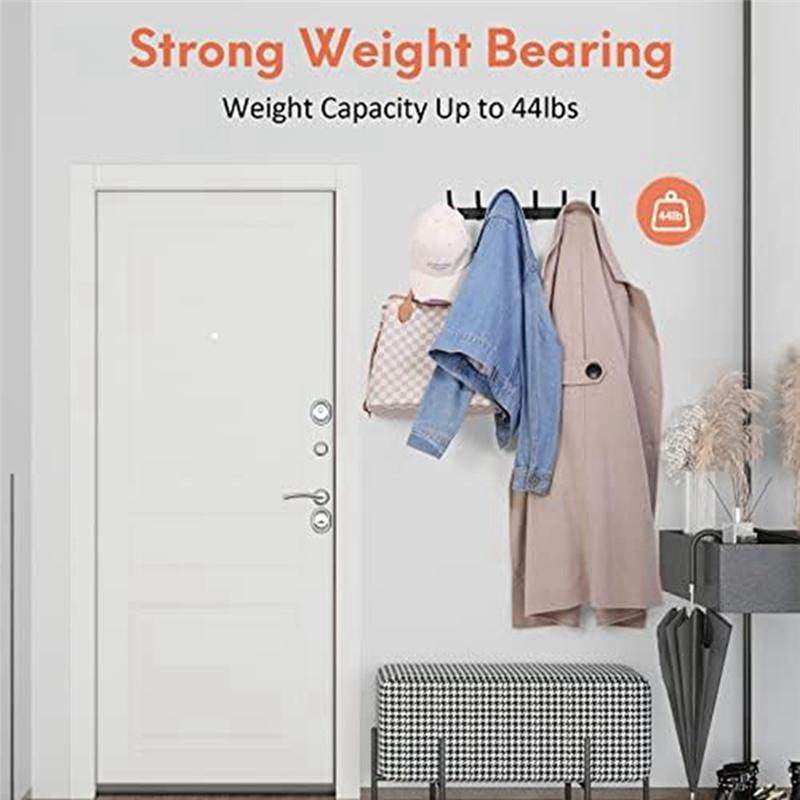 Good-Coat Rack Wall Mount, Entryway Coat Hooks Wall Mounted,Coat, Towel And Purse(4) Durable Easy Install Easy To Use