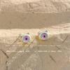 Children's fun, cute little monster stud earrings, women's summer unique high-end niche design earrings, new popular earrings
