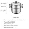 SUPOR 304 Stainless Steel Stackable Steamer Pot