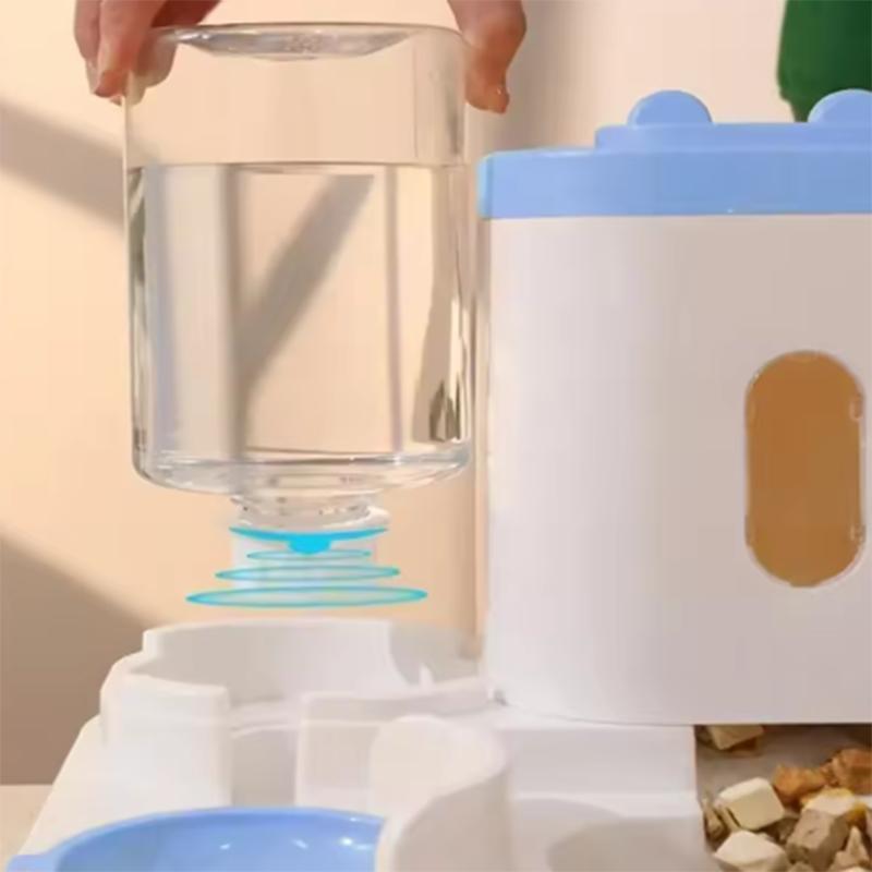 Automatic 2-in-1 Feeder Dog Food Bowl and Water Feeding Device Pet Large Food Dispenser Puppy Pet Kitten Bowl Accessories
