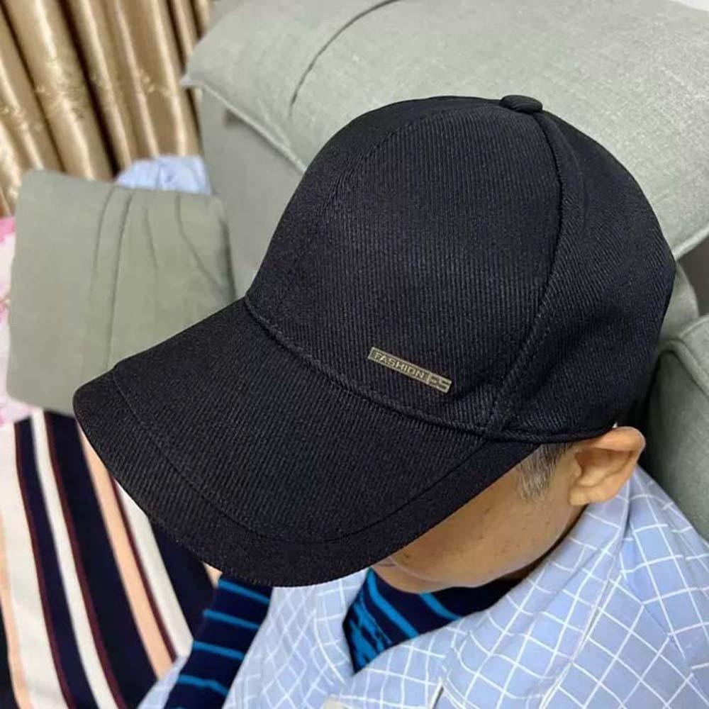 Sunscreen Solid Color Baseball Cap Adjustable Simple Sunshade Casquette Men Peaked Hat  Sports