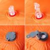 Self Inflating Sleeping Mat with Pillow Orange