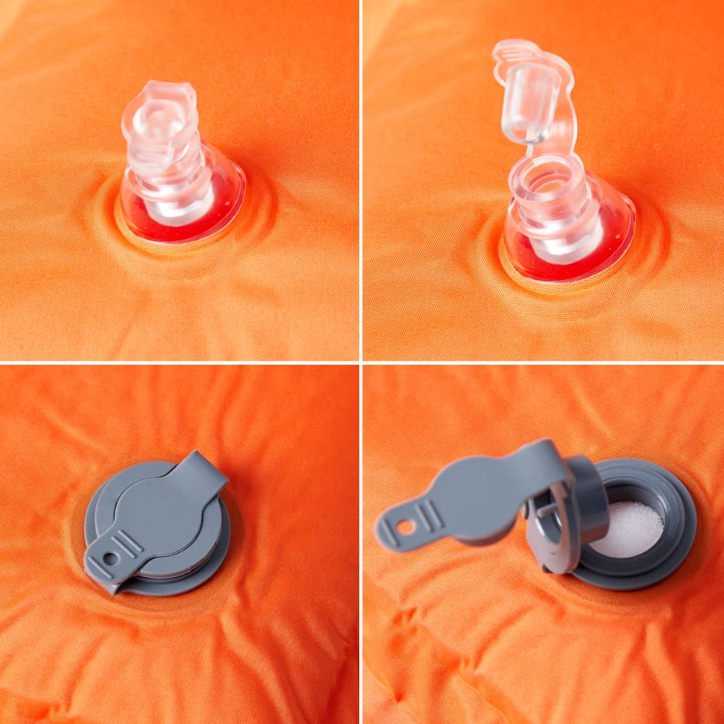 Self Inflating Sleeping Mat with Pillow Orange