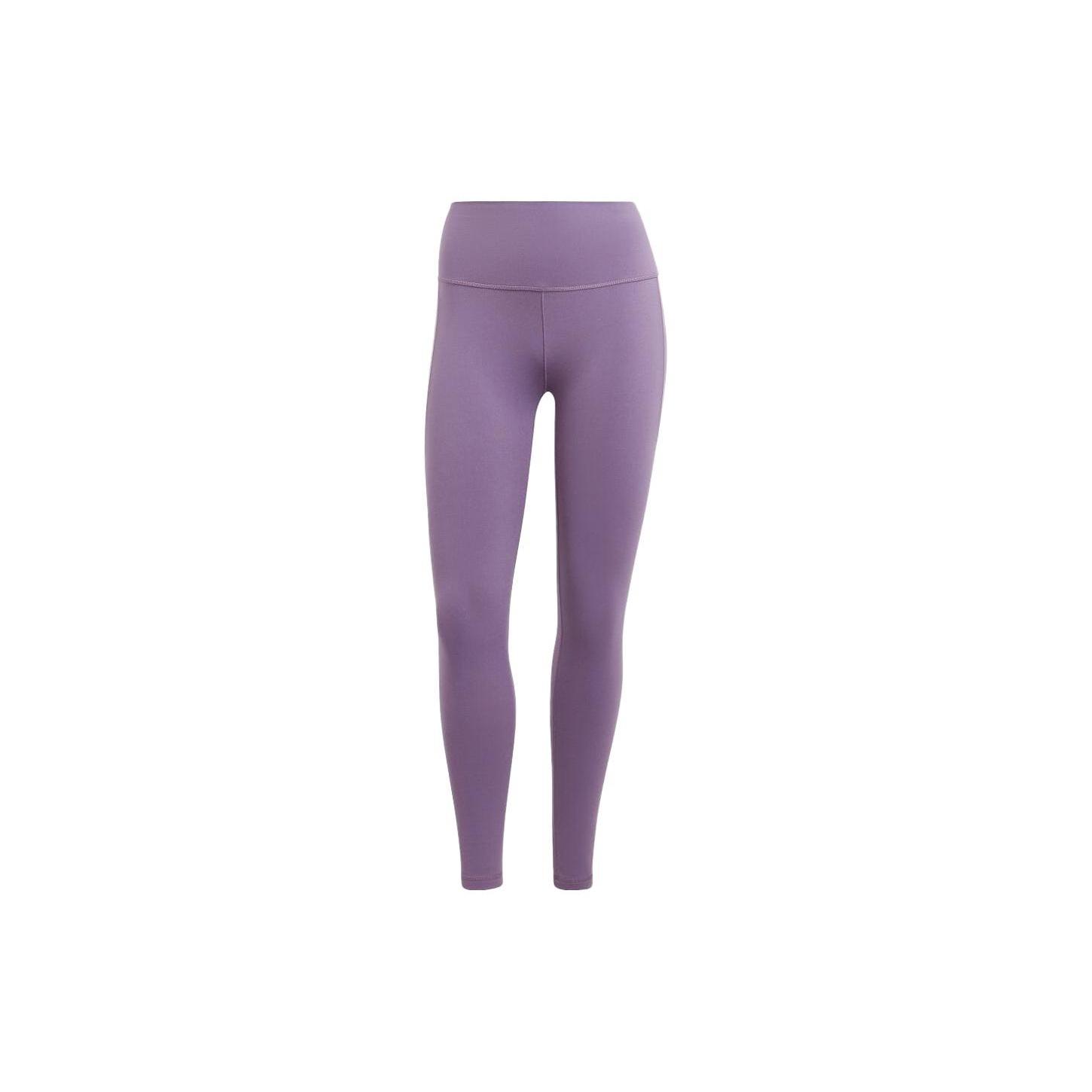 (WMNS) adidas Aeroready Cropped Leggings  Purple  Women s IJ9361 M