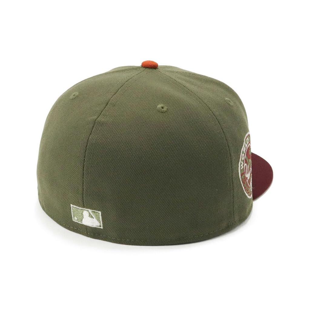 New Era newera cap 59FIFTY 14676983 NER35C7956 MLB New York Yankees NY New Olive Green SIDE PATCH 2-Tone UNDER VISOR ONSPOTZ exclusive Men's Women's