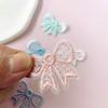 20pcs European Style Bowknot Applique Mini Mesh Embroidery Patch DIY Accessory Material Exquisite DIY Handmade Accessories