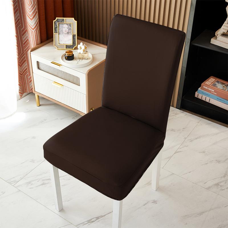 Technology Leather Waterproof and Oil-proof Chair Cover for Dining Table Seat Cover for Home Living Room Chair Cover