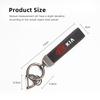 EKSP2 Car Suede Leather Keychain Alloy Keyring Pendant Accessories For KIA EV6 Stinger RIO Sorento Picanto Ceed Borrego Syros K4 K5 K8