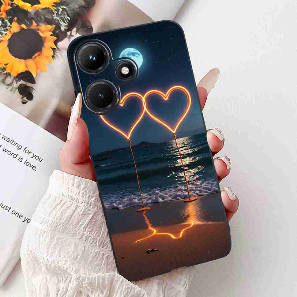 For Infinix Hot 30i 6.56" Case Tiger Luxury Flower Butterfly Silicone Soft Black Cover For Infinix Hot30i 30I X669C Phone Cases