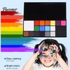Pigmentos Profesionales para Pintura Corporal, Paleta de Aceite Facial, Larga Duración, Alta Cobertura para Eventos, Kit de Maquillaje, Halloween, Cosplay, Actuación en Escenario, Resistente al Sudor