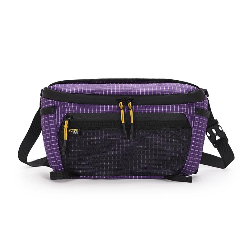 

Outdoor Crossbody Bag Women s Lightweight Shoulder Bag Commuter Chest Bag фіолетовий