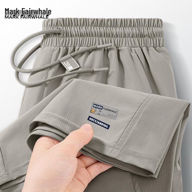 Mark Fairwhale Men s Ice Silk Breathable Sport Shorts L