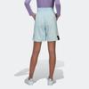 Adidas Originals Letter Print Sports Shorts Women shorts Sky-Blue HT3760
