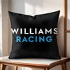 WWilliams Racing Cushion Cover Natural Linen Organic Fabric DoubleSided Printing Couch Pillow Covers Home Decor
