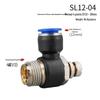 Pneumatic Fitting Combo: SL Throttle Valve 8-02, SL6-01 Component, 10-02 Insert Cylinder, Air Pump