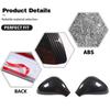 For Peugeot 207 308 2006-2014 ABS Carbon Fiber Style Car Side Door Rearview Mirror Cap Cover Trim Auto Exterior Accessories