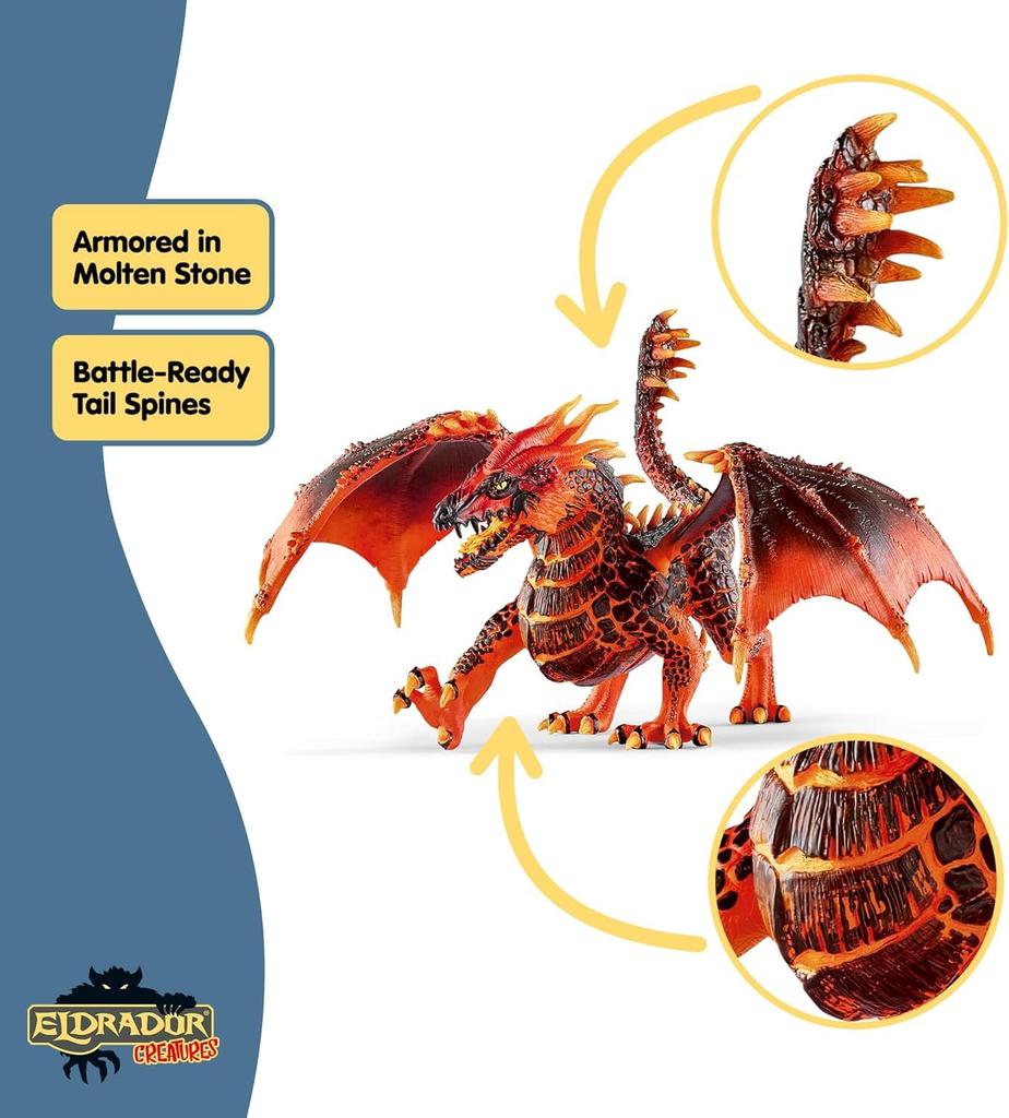 Schleich El Dorado Lava Dragon Figure 70138