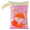 Special Offer Promotion Series 25*35cm Carton Wet Bags Polyester Waterproof Swimsuit Bag Double Pocket Baby Diaper Dry Wet Bag