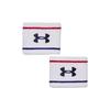 Under Armour Stripes Wristband Unisex White 2 Pack 1373119-100