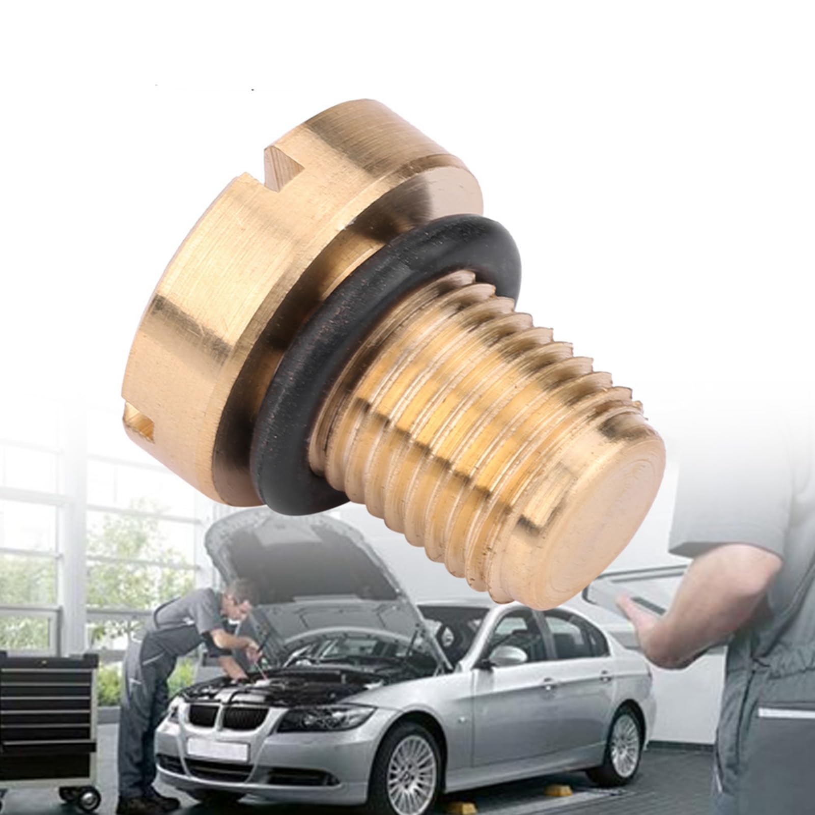 

Air Bleeder Screw, Drain Screw Radiator Expansion Tank and Rubber O-Ring for BMW