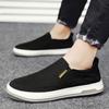 Old Beijing Cloth Shoes Men's Spring and Autumn 2025 New Summer Breathable Casual Canvas Board Shoes One Pedal Lazy Tide Shoes