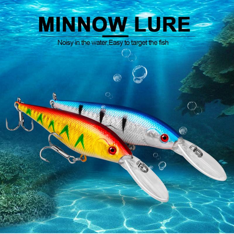 Floating Minnow Lua Lure11.5cm10.5g10Colorful bionic imitation bait, long-range hard bait, suitable for both freshwater and salt