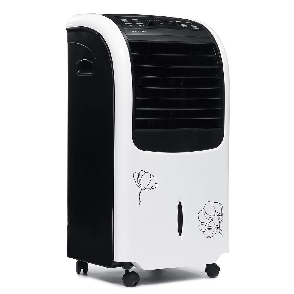 Air Condition Fan 8L Large Tank Indoor Room Remote Control 2000/80W Power Saving Mobile Water Air Cooler/Heater Sleep Timer 220V