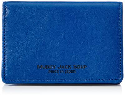 Jack Made In Japan Card Case Business Card Holder Pass Case Thin Lightweight Genuine Leather Cowhide Leather Plain Nadaya Colors Colors Card Case Blue