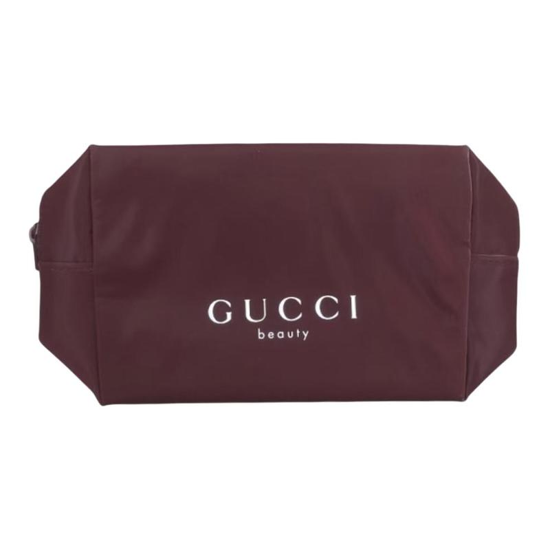 Gucci DIY Style Cosmetic Bag Canvas Handbag Crossbody Dustproof Storage Portable Scarlet Collection Renewal Scarlet Collection