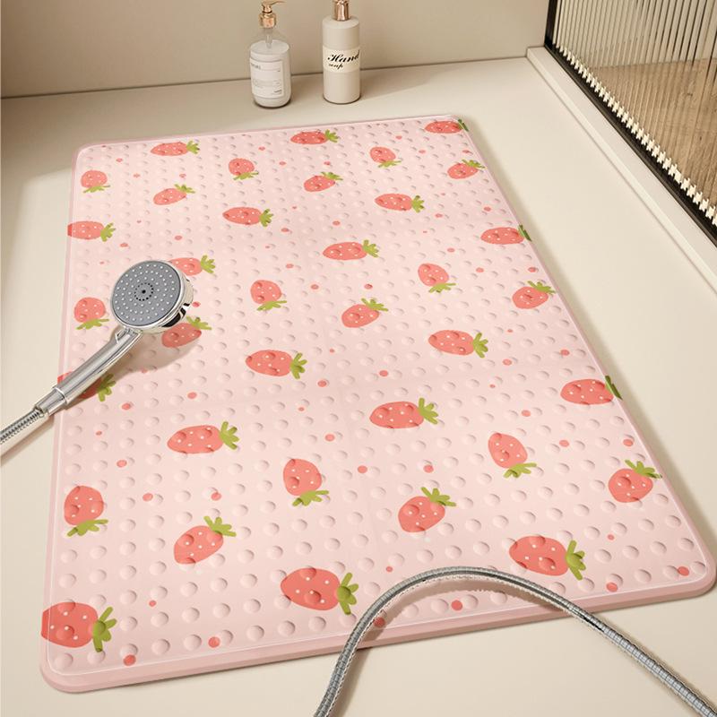 Bathroom Anti-slip Mat Shower Children's Bathing Room Foot Pad Anti-fall Suction Cup Toilet Waterproof Bathroom Floor Mat
