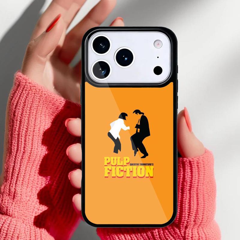 Pulp Fiction Dance Phone Case for iPhone 17 Air 16e 15 14 13 Pro Max Back Cover for 12 11 Pro Coque