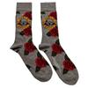 Guns N Roses Unisex Adult Bullet Roses Ankle Socks